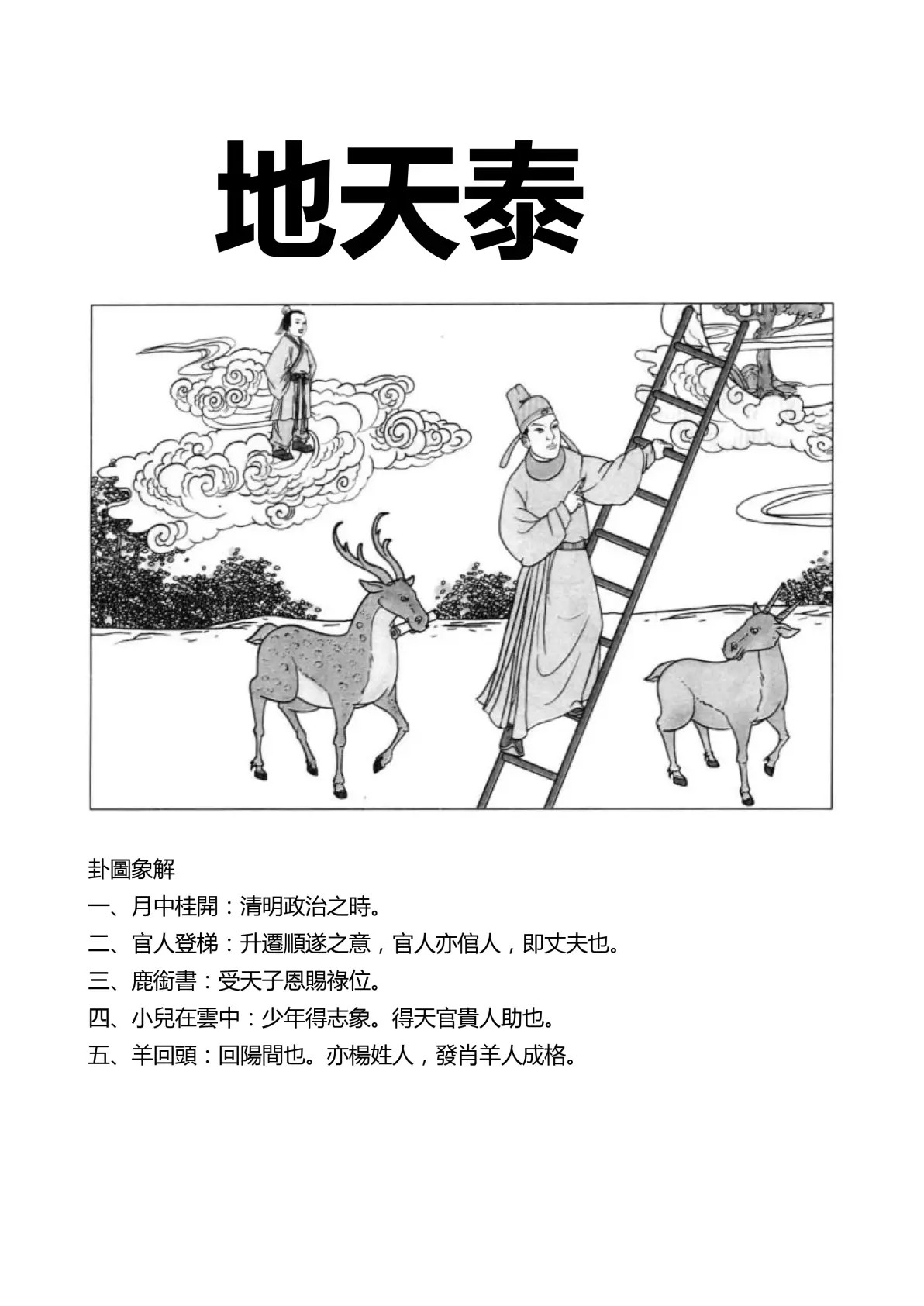 地天泰卦象图解