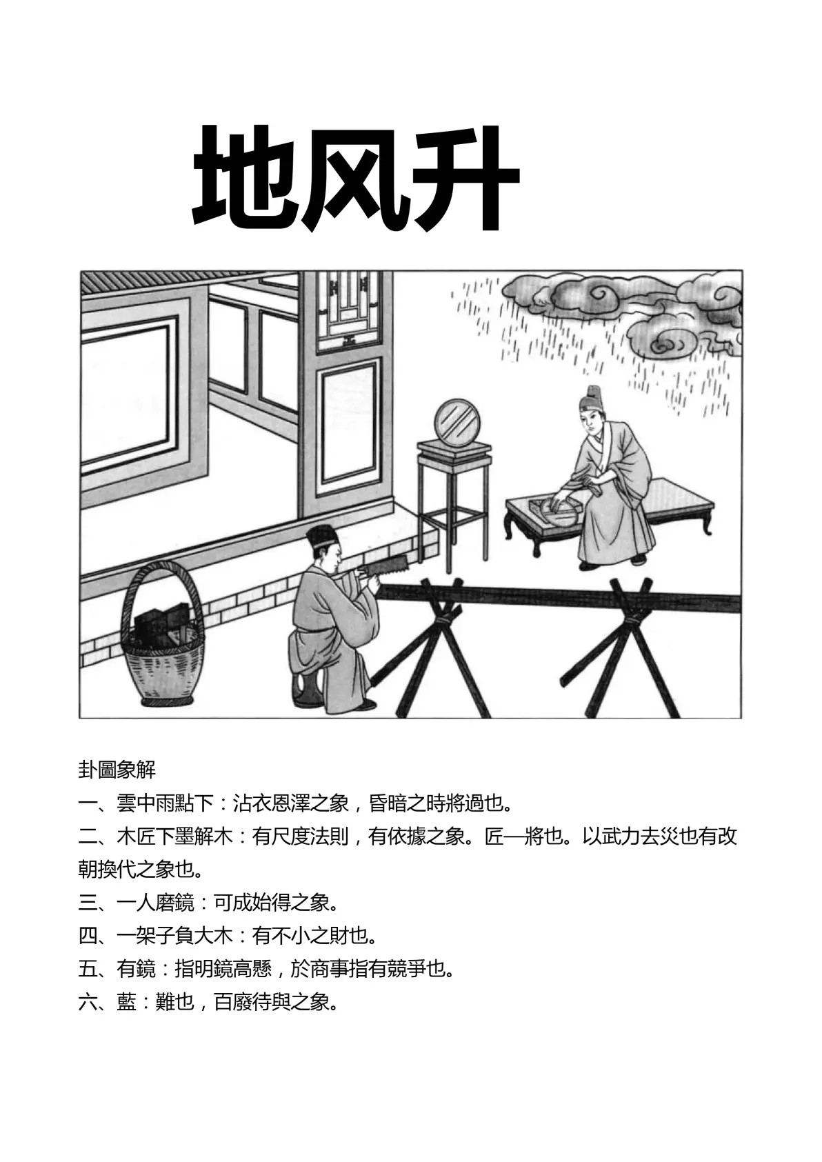 地风升卦象图解