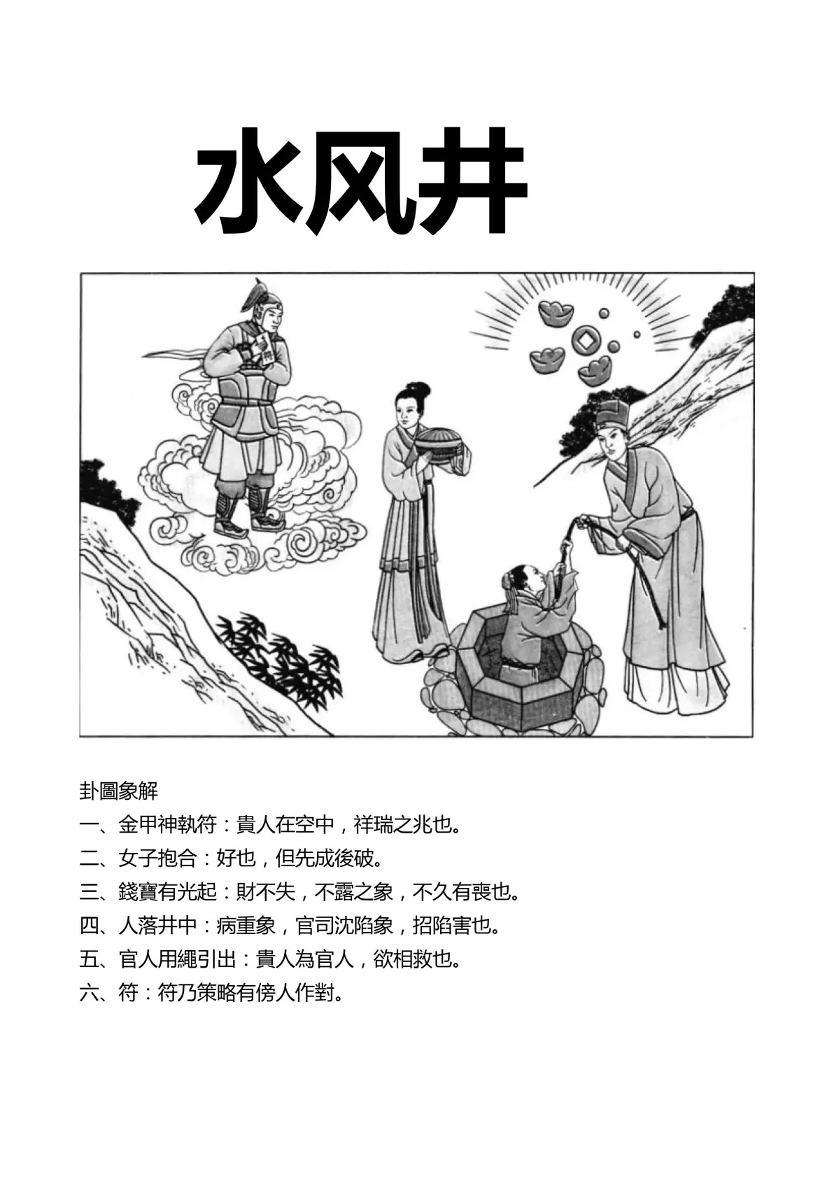 水风井卦象图解