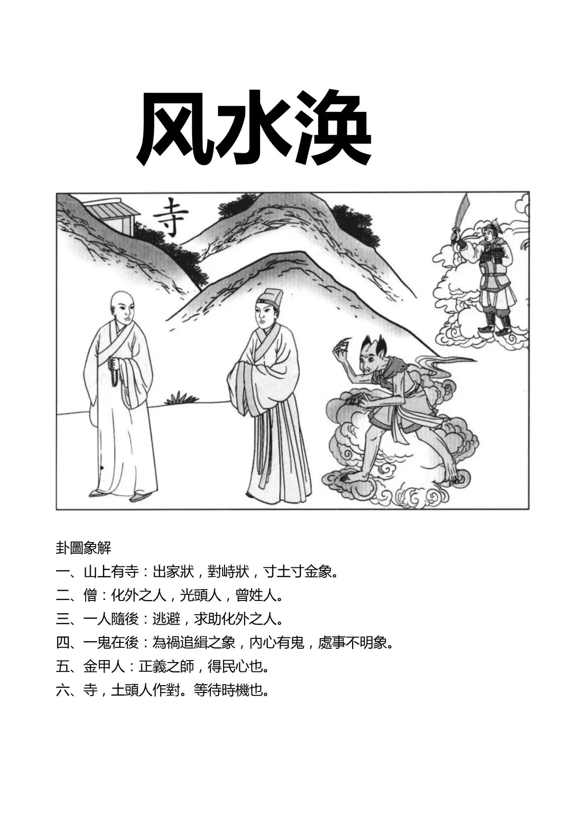 风水涣卦象图解